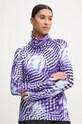 The North Face longsleeve funcțional Baselayer Dragline outdoor violet NF0A7ZLO37O1