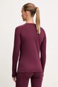 Odzież Jack Wolfskin longsleeve funkcyjny Infinite Warm A60319 fioletowy