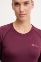 Jack Wolfskin longsleeve funkcyjny Infinite Warm fioletowy A60319