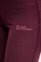 Jack Wolfskin legginsy funkcyjne Infinite Warm fioletowy A60325