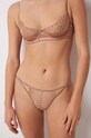 Σλιπ women'secret SENSE 1 AND 2 πλεκτό ύφασμα μπεζ 5358617