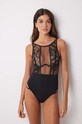women'secret body SENSE 1 AND 2 dzianina czarny 7918822