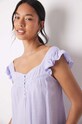 women'secret camasa de noapte COTTON SET 4368524 violet AW24