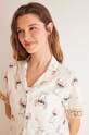 Odzież women'secret piżama bawełniana Lilo and Stich 3138527 beżowy