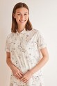 Бавовняна піжама women'secret WEEKLY MERMAID 3598036 бежевий AW24