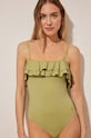 Odzież women'secret jednoczęściowy strój kąpielowy MACARELLA 5528281 zielony