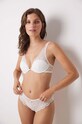 Ρούχα Brazilian στρινγκ women'secret FEMININE LACE 8440033 λευκό
