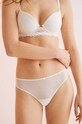 Kalhotky brazilky women'secret FEMININE NEW FLOCK kalhotky bílá 8440006