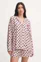 HUGO camasa de pijama munte roz 50531525