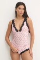 Піжама Guess O4BG01.KCF20 рожевий AW25