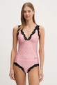 Пижама Guess кружево розовый O4BG01.KCF20