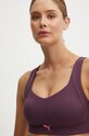 Sportovní podprsenka Puma PWR Sculpting 525765 burgundské
