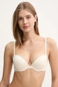 Podprsenka Calvin Klein Underwear jemně vyztužené béžová 000QF7578E