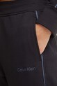 Βαμβακερό παντελόνι Calvin Klein Underwear μαύρο 000QS7262E