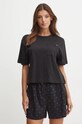 Bavlněné pyžamo Calvin Klein Underwear sada černá 000QS7406E