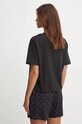 Bavlněné pyžamo Calvin Klein Underwear 000QS7406E černá AW24