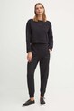 Бавовняна кофта лаунж Calvin Klein Underwear 000QS7264E чорний AW24