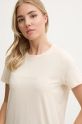 Calvin Klein Underwear t-shirt lounge in cotone applique beige 000QS7328E