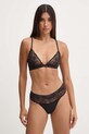 Calvin Klein Underwear sutien și bikini moale negru 000QF7989E
