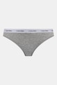 Tanga Calvin Klein Underwear 5-pack šedá 000QD5221E