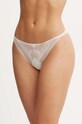 Стринги Calvin Klein Underwear узор бежевый 000QF7910E