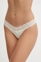 Труси Calvin Klein Underwear мереживо бежевий 000QF7930E