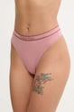 Calvin Klein Underwear stringi dzianina pomarańczowy 000QF7954E