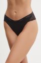 Σλιπ Calvin Klein Underwear δαντέλα μαύρο 000QF7979E