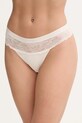 Στρινγκ Calvin Klein Underwear με μοτίβο μπεζ 000QF7980E