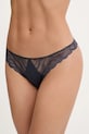 Calvin Klein Underwear stringi dzianina niebieski 000QF8093E