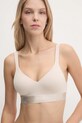 Calvin Klein Underwear biustonosz nadruk beżowy 000QF7995E