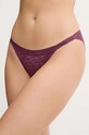 Труси Calvin Klein Underwear мереживо бордо 000QD5213E