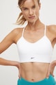 Športová podprsenka Reebok Identity bez kostíc biela 100012982