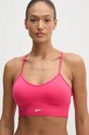 Športová podprsenka Reebok ID Train bez kostíc ružová 100205298