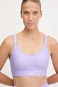 Under Armour biustonosz sportowy Infinity fioletowy 1384123