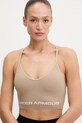 Under Armour biustonosz sportowy Vanish Seamless beżowy 1384417