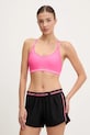Sportovní podprsenka Under Armour Crossback jemně vyztužené růžová 1386424