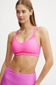 Sportovní podprsenka Under Armour Crossback jemně vyztužené růžová 1386424