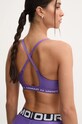 Odzież Under Armour biustonosz sportowy Crossback 1386424 fioletowy