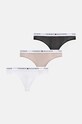 Tommy Hilfiger stringi 3-pack dzianina biały UW0UW05532
