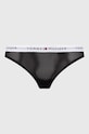 Tanga Tommy Hilfiger 3-pack UW0UW05532 černá SS25