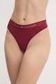 Tommy Hilfiger stringi dzianina bordowy UW0UW05589