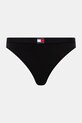 Tommy Hilfiger tangá dámske bavlnené s elastanom 5-pak UW0UW05642 čierna SS26