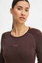 Icebreaker longsleeve funkcyjny ZoneKnit 260 brązowy IB0A56HL02W1
