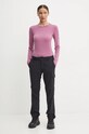 Funkční triko s dlouhým rukávem Icebreaker Merino 200 Oasis IB10437502V1 růžová AW24