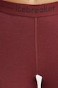 Icebreaker legginsy funkcyjne Merino 260 Tech bordowy IB10439201C1