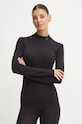 Haglöfs longsleeve funkcyjny Latnja Wool sporty zimowe czarny 607477