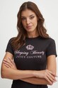 Juicy Couture tricou de pijama BINKY PYJMATOP negru JCLCT224501.703