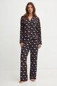 Пижамные брюки Juicy Couture NOLAN PYJAMA BOTTOMS JCLPB224502.703 чёрный AW24