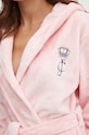 Kućni ogrtač Juicy Couture HOODED ROBE JCLRB224505.121 roza